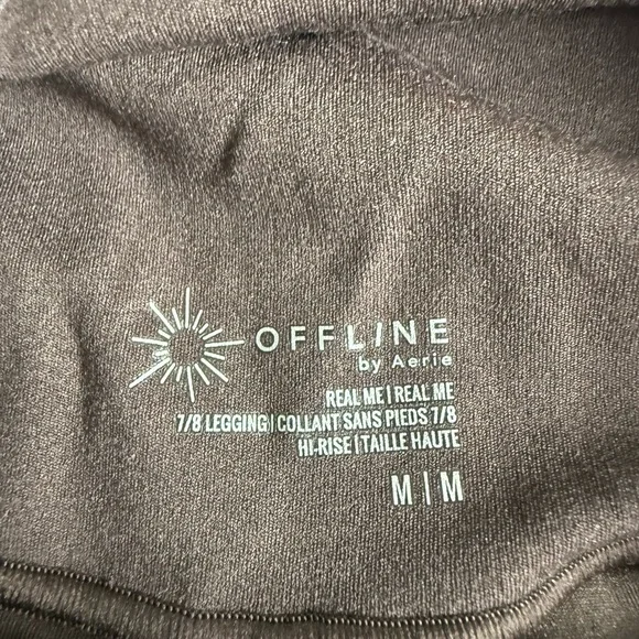 Aerie OFFLINE Dark Brown Leggings - Picture 2 of 4